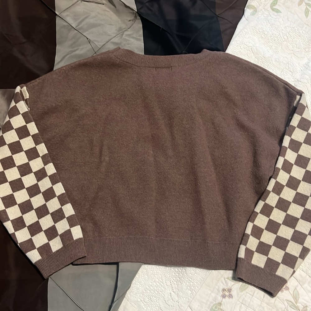Boho cropped mushroom sweater - Picture 7 of 7